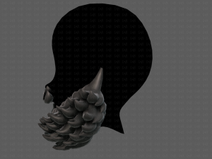 Beard V44 Modello 3D
