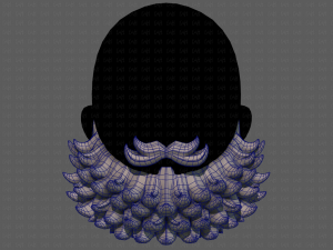 Beard V44 Modello 3D
