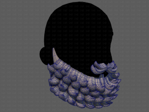 Beard V44 Modello 3D