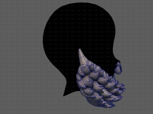 Beard V44 Modello 3D