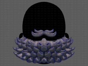 Beard V44 Modello 3D