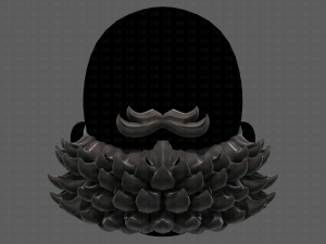 Beard V44 Modello 3D