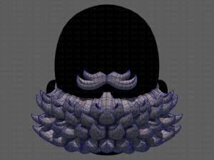 Beard V44 Modello 3D