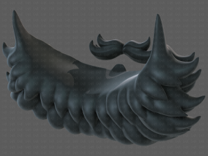 Beard V44 Modello 3D