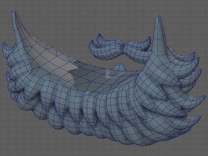 Beard V44 Modello 3D