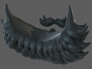 Beard V44 Modello 3D