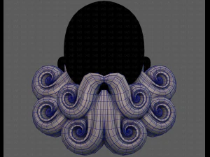 Beard V47 3D Model