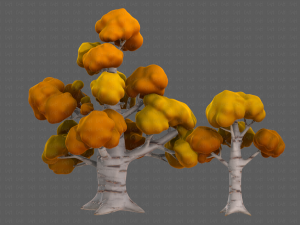Trees Cartoon V14 3D मॉडल