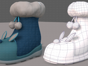 Shoes cartoonV50 3D Model