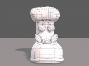 Shoes cartoonV50 3D Model