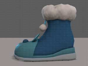 Shoes cartoonV50 Model 3D