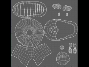 Shoes cartoonV50 3D Model