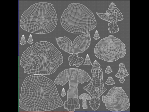 Trees Cartoon V15 3D Model