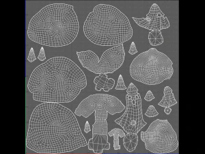 Trees Cartoon V15 3D Model