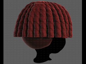 3D Hair style for boy V97 3D 模型