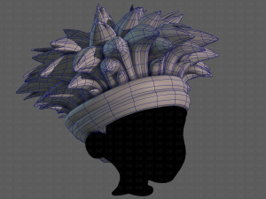 3D Hair style for boy V98 3D Модель