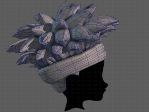 3D Hair style for boy V98 3D Модель