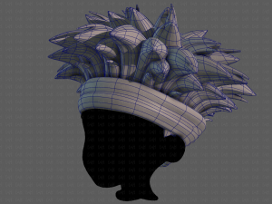 3D Hair style for boy V98 3D Модель