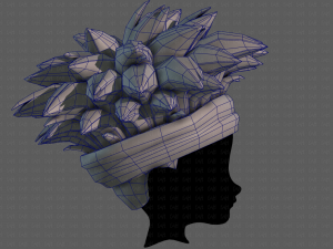 3D Hair style for boy V98 3D Модель