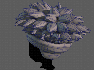 3D Hair style for boy V98 3D Модель