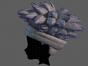 3D Hair style for boy V98 3D Модель