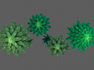 Trees Cartoon V17 3D Модель