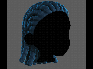 3D Hair style for boy V99 Model 3D