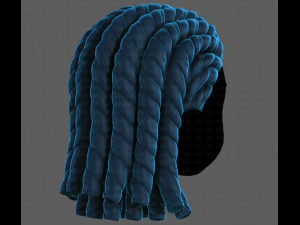 3D Hair style for boy V99 3D Model