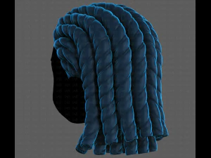 3D Hair style for boy V99 3D Model