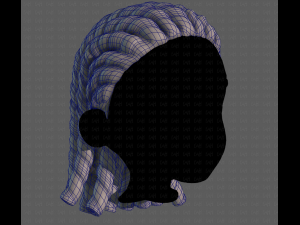 3D Hair style for boy V99 Model 3D