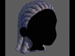 3D Hair style for boy V99 3D Model