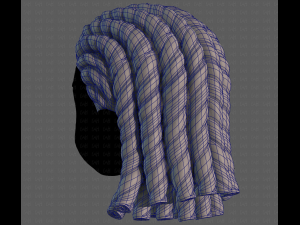 3D Hair style for boy V99 Model 3D