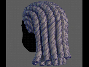 3D Hair style for boy V99 3D Model