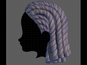 3D Hair style for boy V99 Model 3D