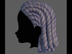 3D Hair style for boy V99 3D Model