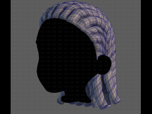 3D Hair style for boy V99 Model 3D
