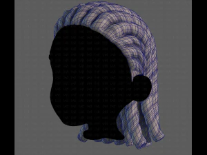 3D Hair style for boy V99 3D Model