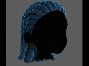 3D Hair style for boy V99 3D Model