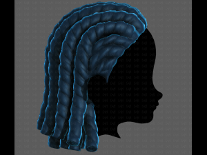 3D Hair style for boy V99 Model 3D
