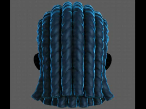 3D Hair style for boy V99 3D Model