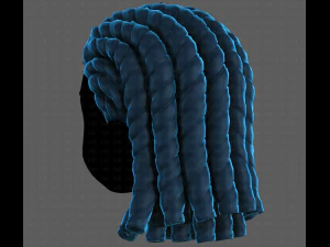 3D Hair style for boy V99 3D Model