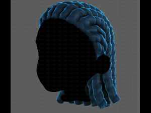 3D Hair style for boy V99 Model 3D