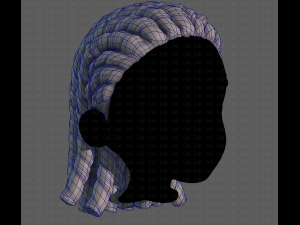 3D Hair style for boy V99 Model 3D