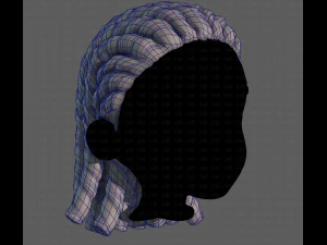 3D Hair style for boy V99 3D Model