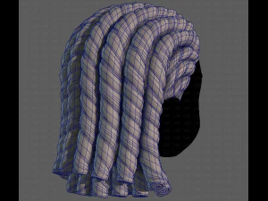 3D Hair style for boy V99 3D Model