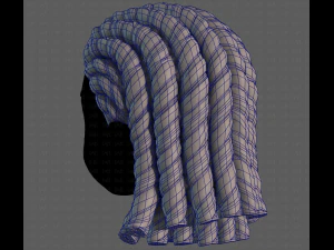 3D Hair style for boy V99 3D Model