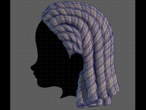 3D Hair style for boy V99 Model 3D