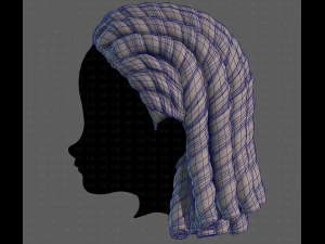 3D Hair style for boy V99 3D Model