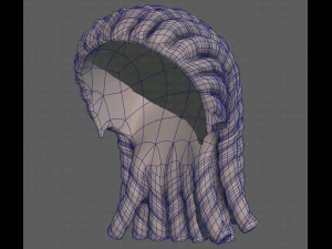 3D Hair style for boy V99 3D Model