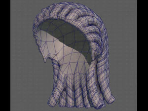 3D Hair style for boy V99 3D Model